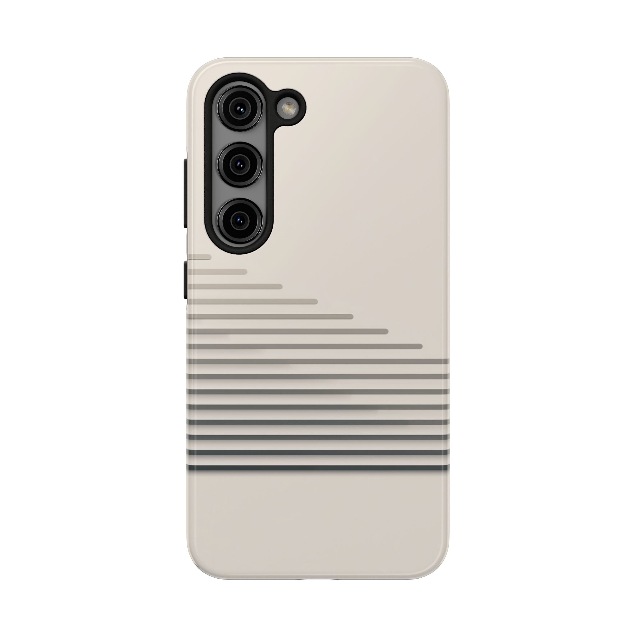 Stepped Lines tough phone case design with modern dual layer protection - Desk and Device