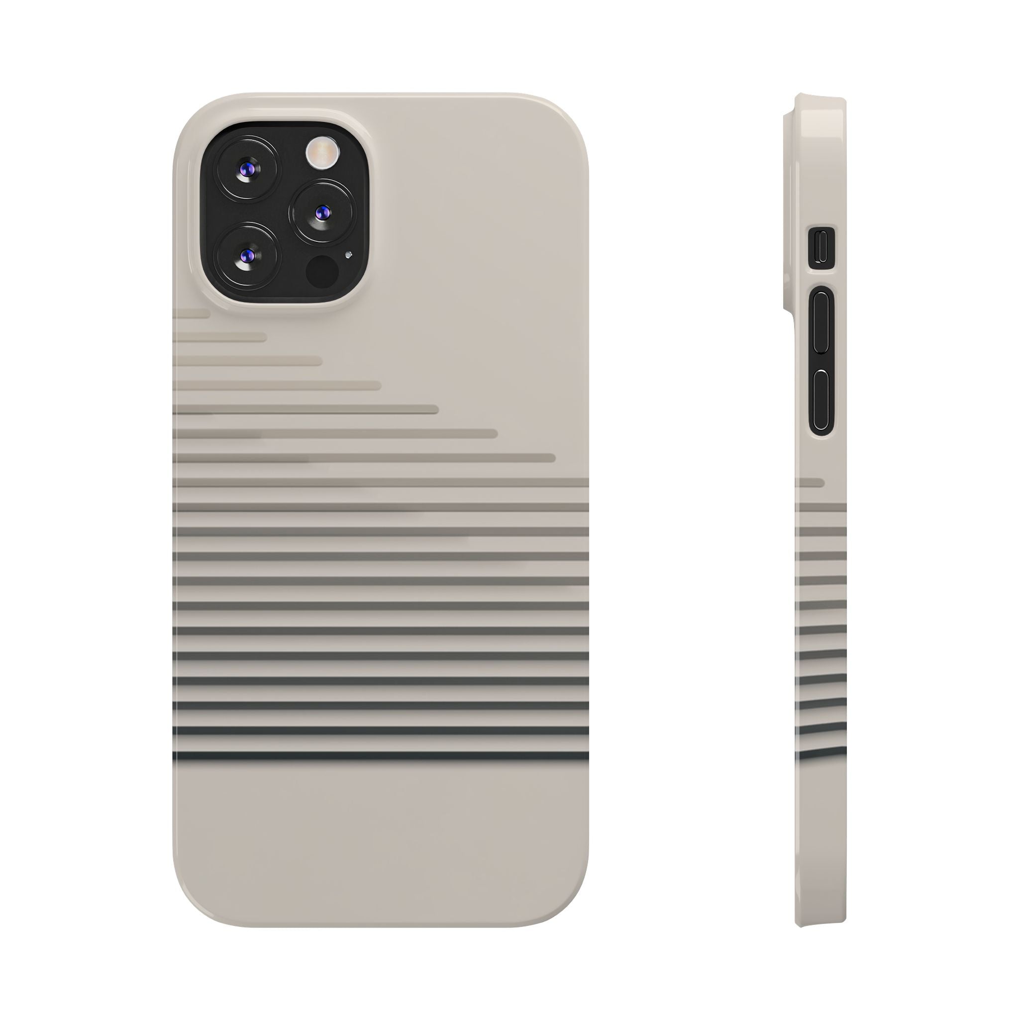 Stepped Lines slim phone case design with modern lightweight protection - Desk and Device