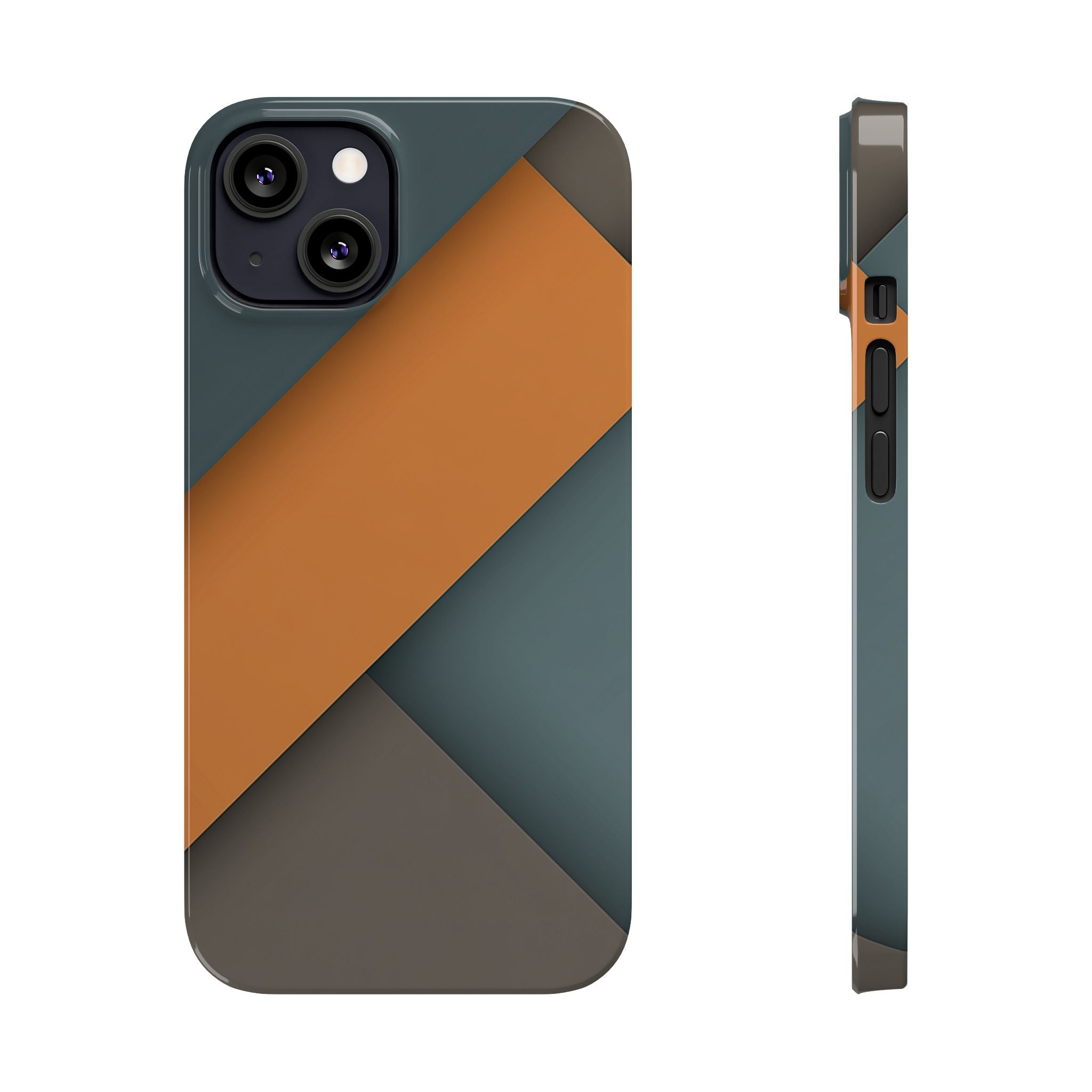 Steel Accent slim phone case design with modern lightweight protection - Desk and Device