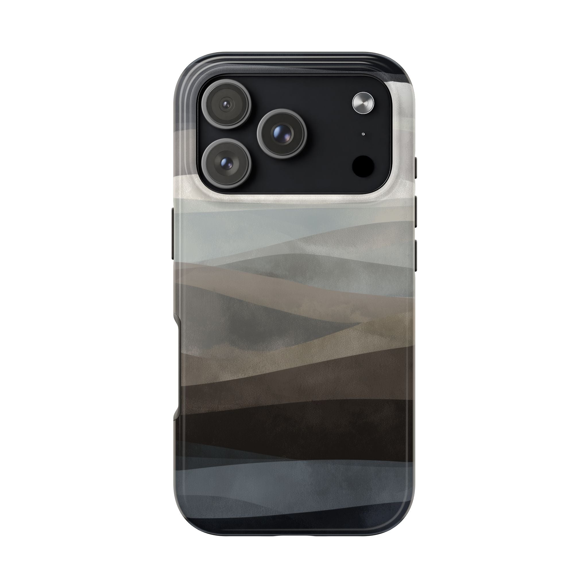 Moonlit Tides tough phone case design with modern dual layer protection - Desk and Device