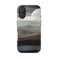Moonlit Tides tough phone case design with modern dual layer protection - Desk and Device