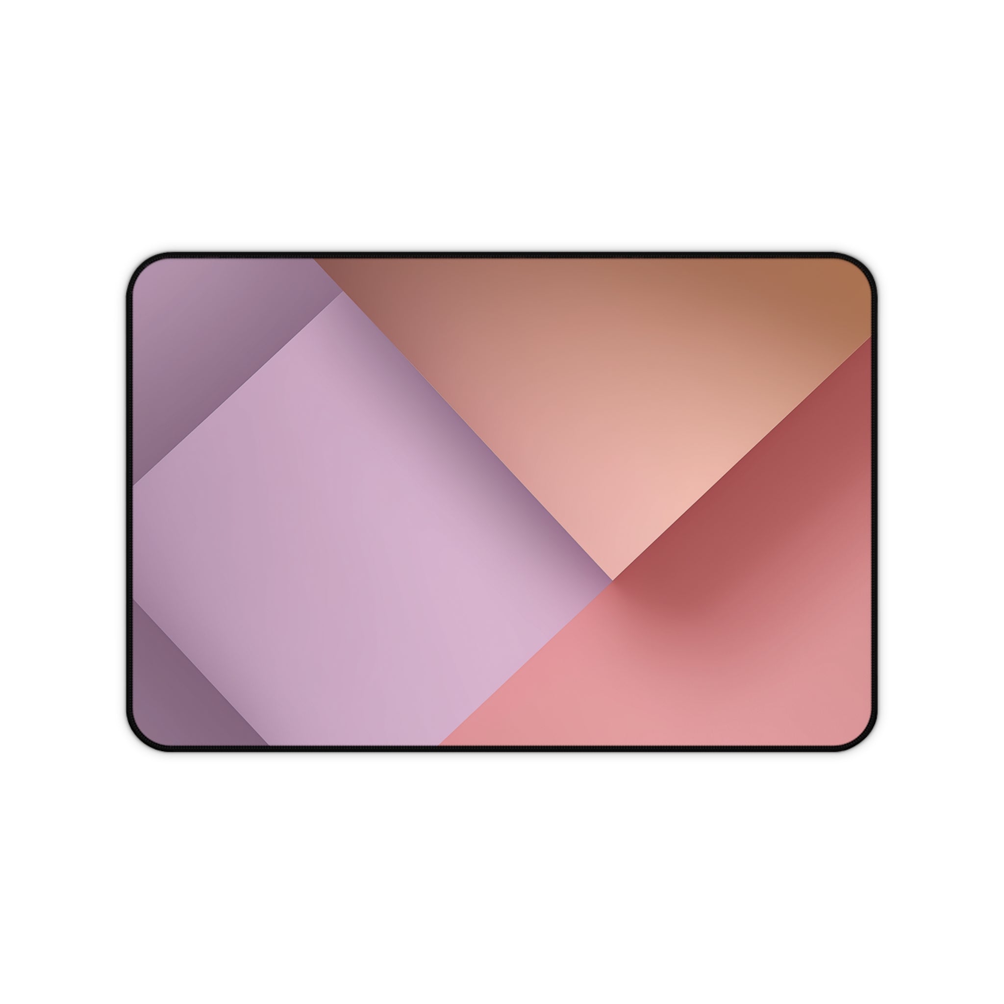 Warm Layers Neoprene desk mat with clean, modern design - Desk and Device