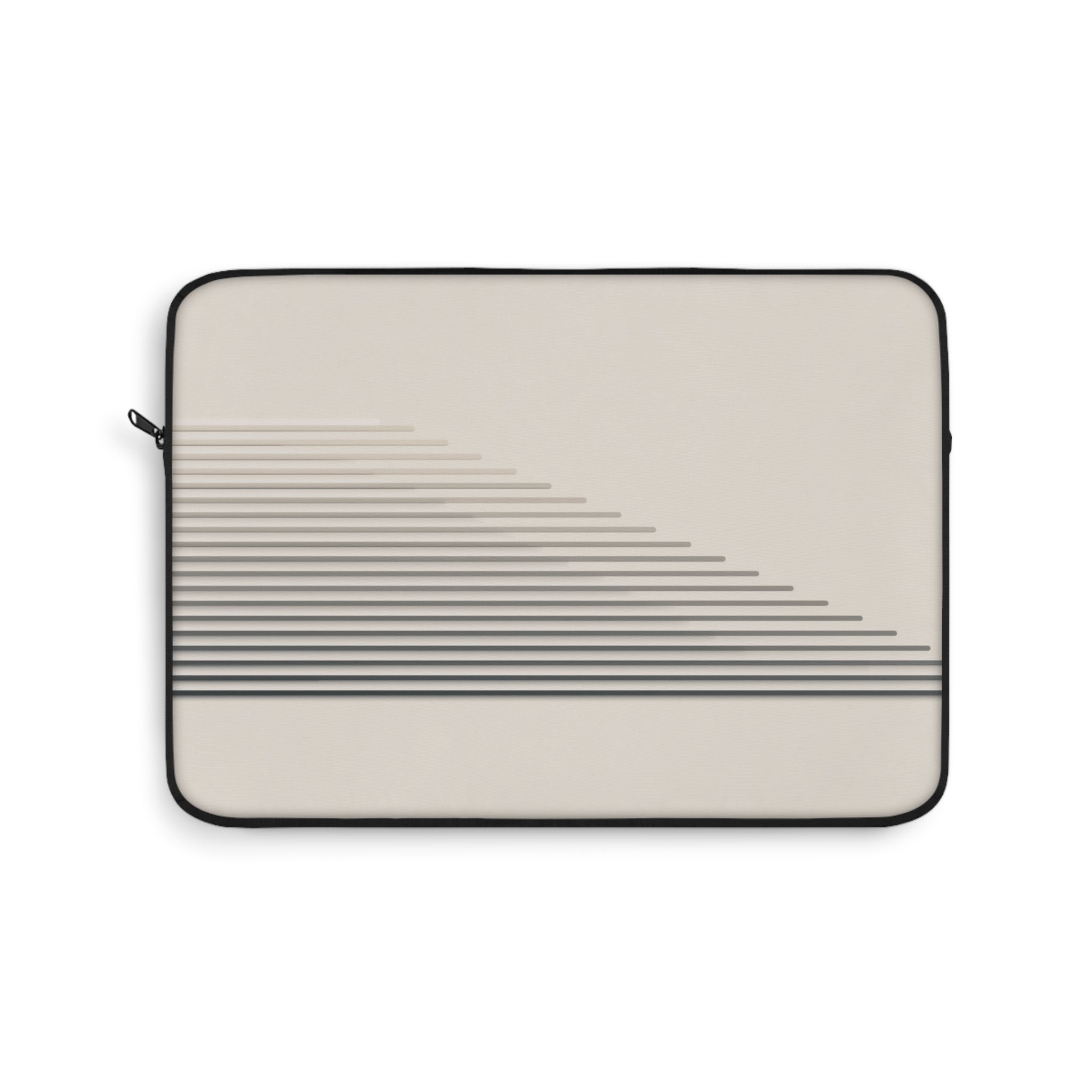 Stepped Lines padded laptop sleeve with modern tech styling - Desk and Device