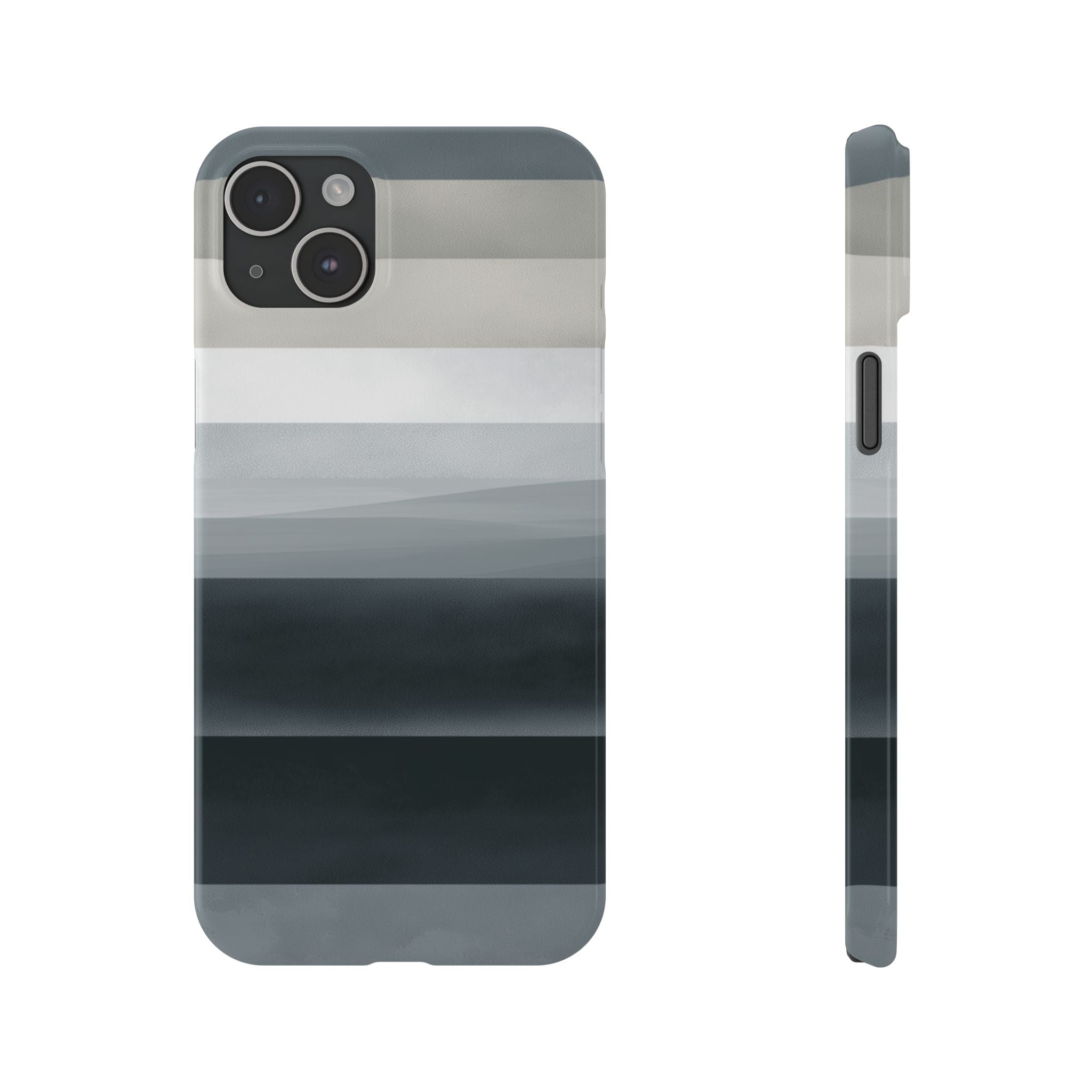 Muted Horizon slim phone case design with modern lightweight protection - Desk and Device