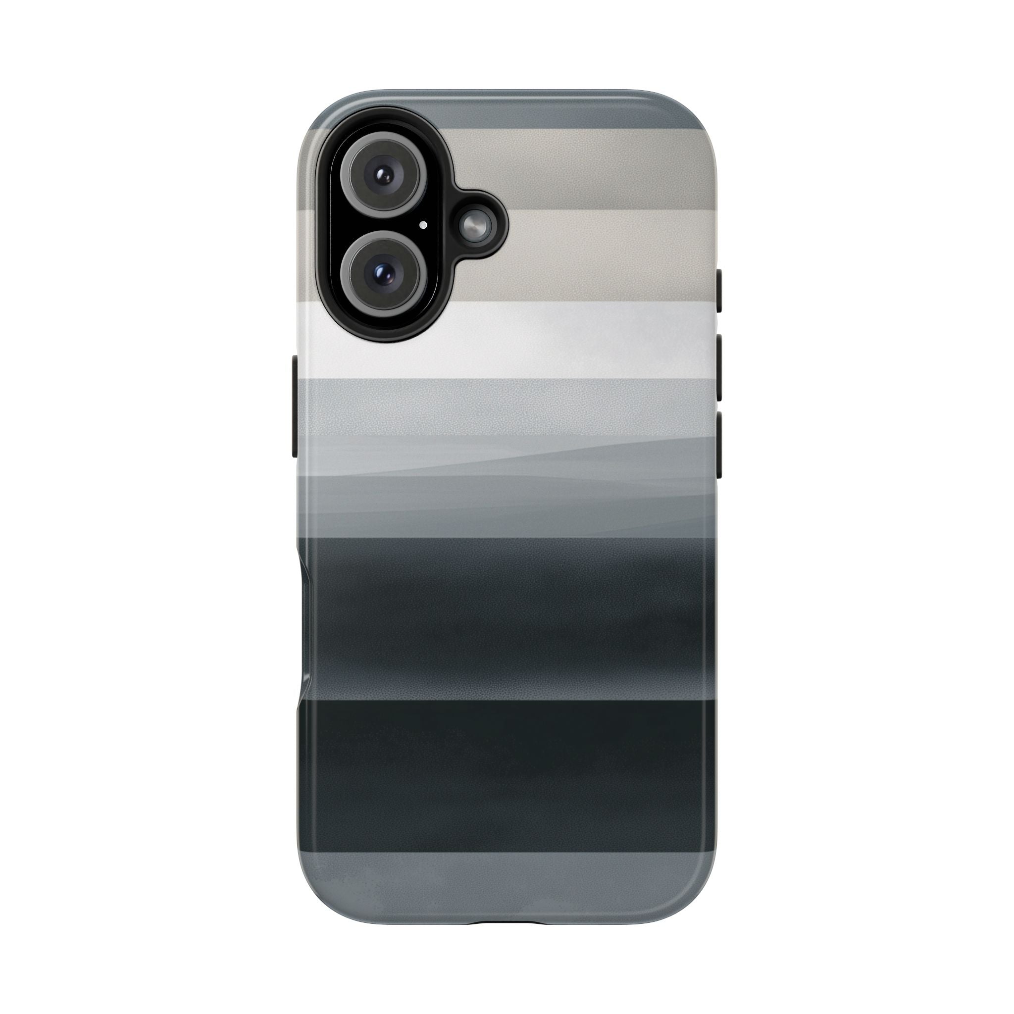 Muted Horizon tough phone case design with modern dual layer protection - Desk and Device