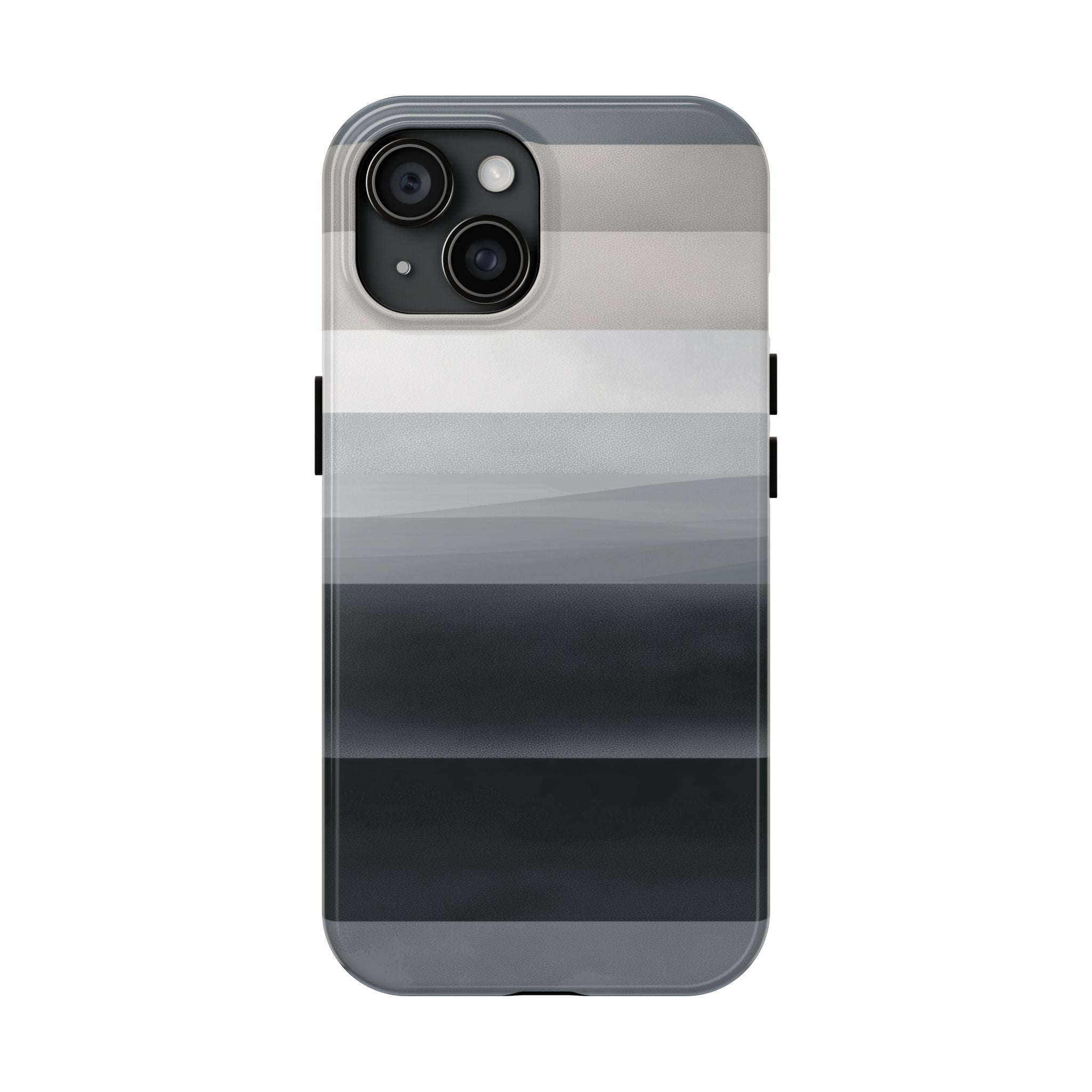 Muted Horizon tough phone case design with modern dual layer protection - Desk and Device