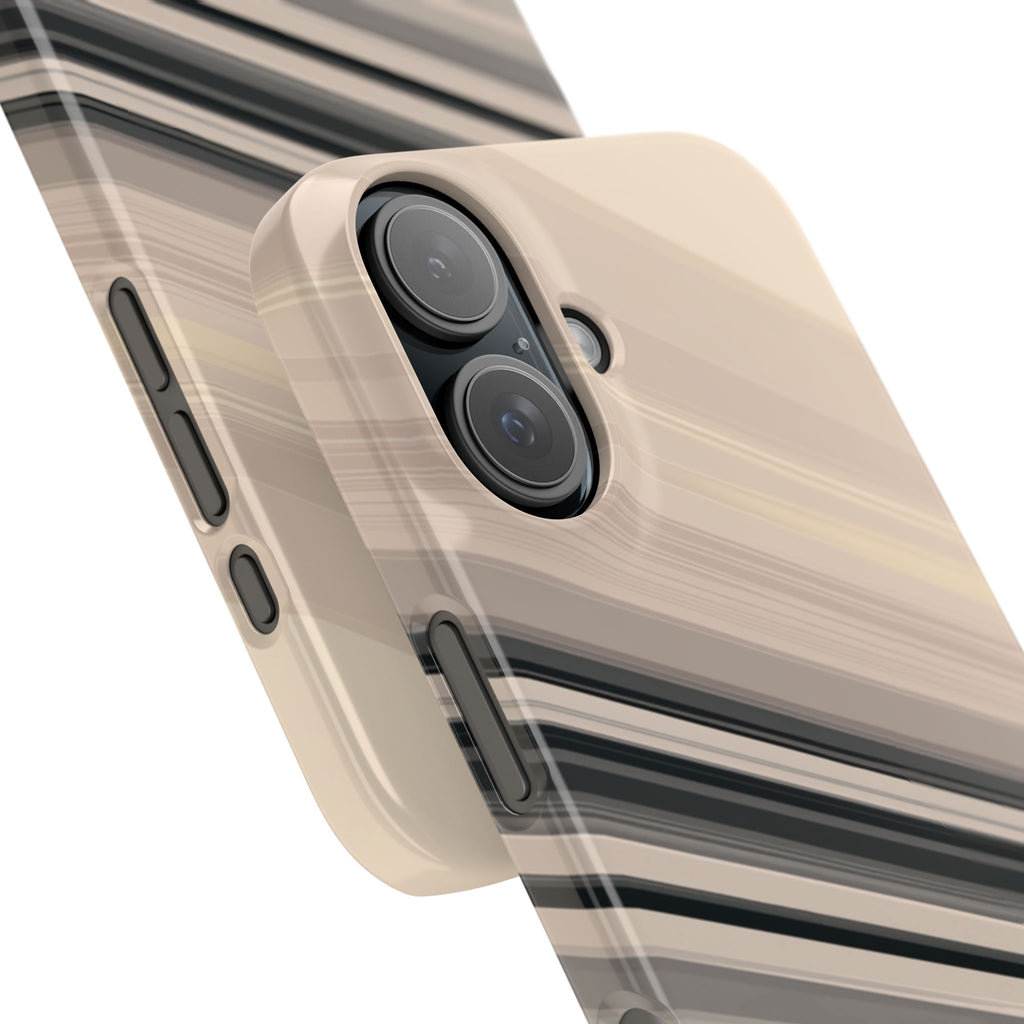 Diagonal Bands slim phone case design with modern lightweight protection - Desk and Device