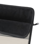 Stepped Lines padded laptop sleeve with modern tech styling - Desk and Device
