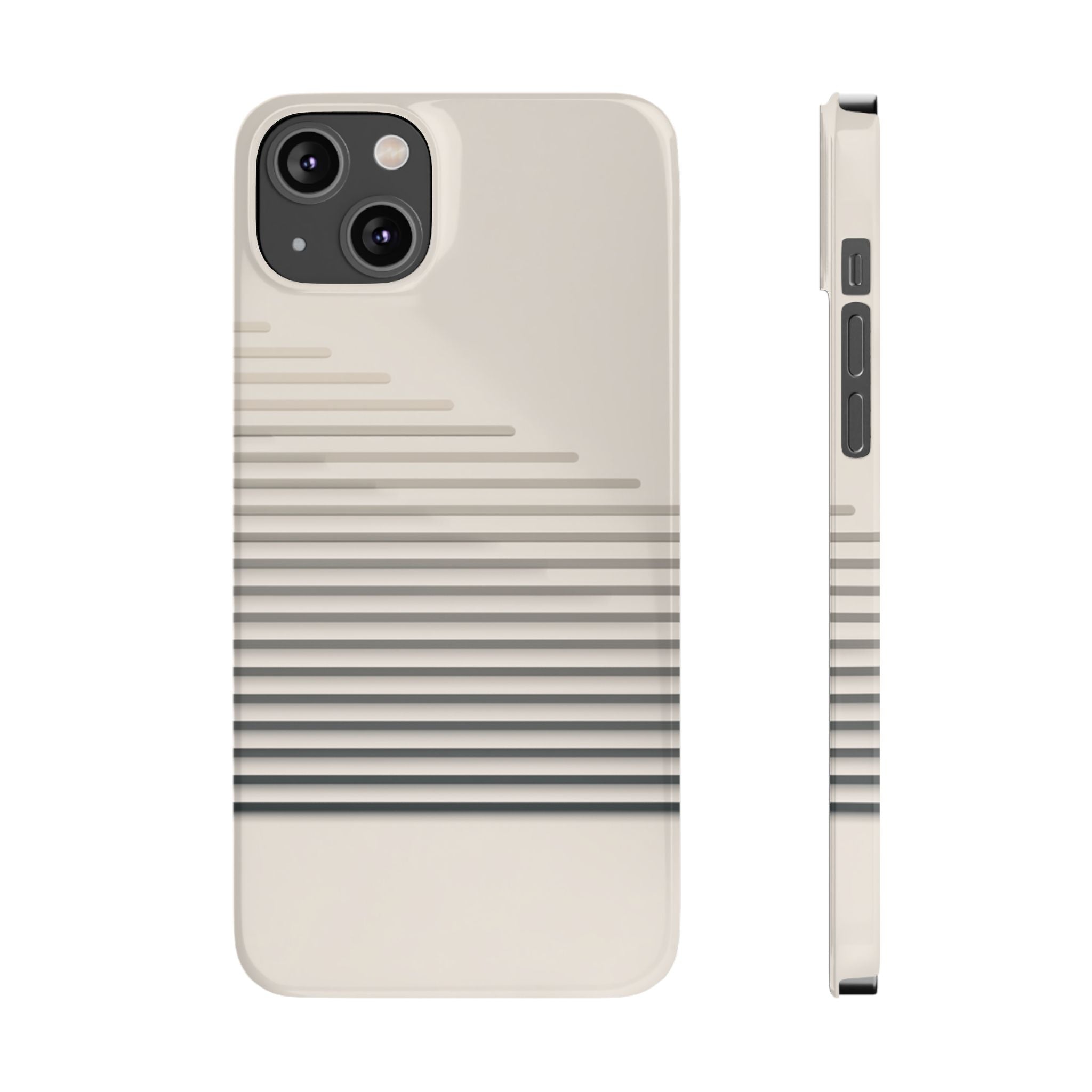Stepped Lines slim phone case design with modern lightweight protection - Desk and Device