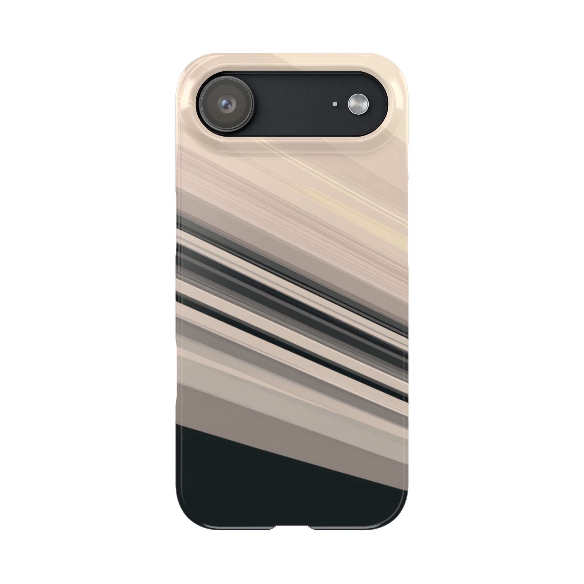 Diagonal Bands slim phone case design with modern lightweight protection - Desk and Device