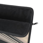 Diagonal Bands padded laptop sleeve with modern tech styling - Desk and Device
