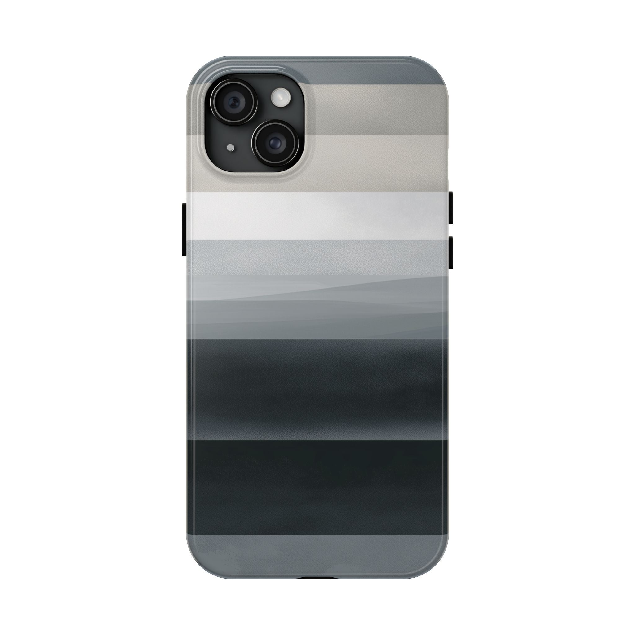 Muted Horizon tough phone case design with modern dual layer protection - Desk and Device