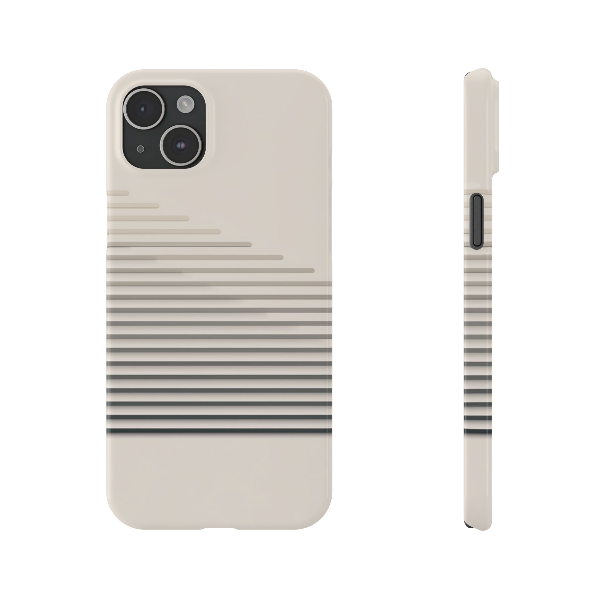 Stepped Lines slim phone case design with modern lightweight protection - Desk and Device
