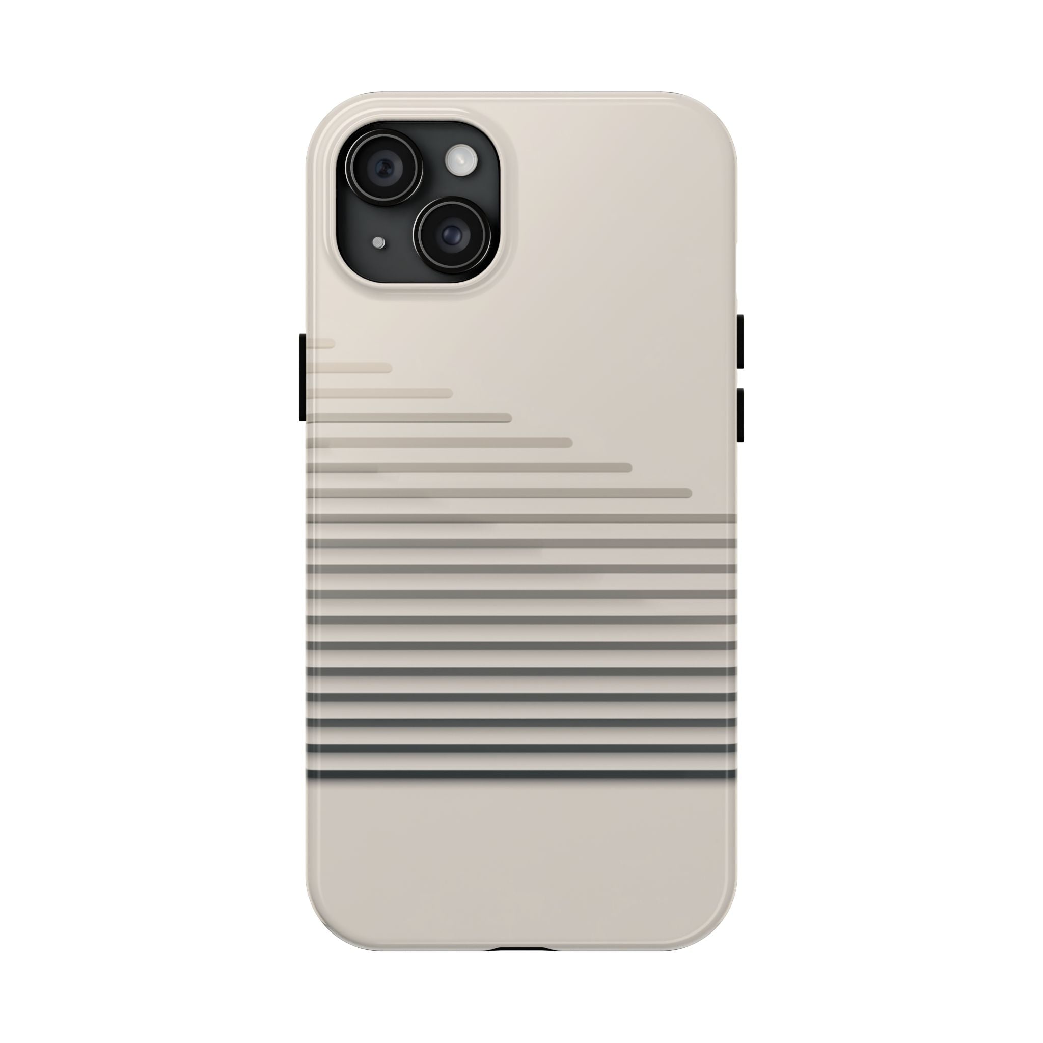 Stepped Lines tough phone case design with modern dual layer protection - Desk and Device