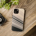 Diagonal Bands tough phone case design with modern dual layer protection - Desk and Device